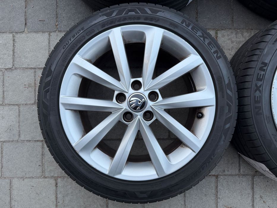 Koła LATO 16" Skoda Fabia VW Polo Seat 5x100 7J ET46 Nexen 215/45/16