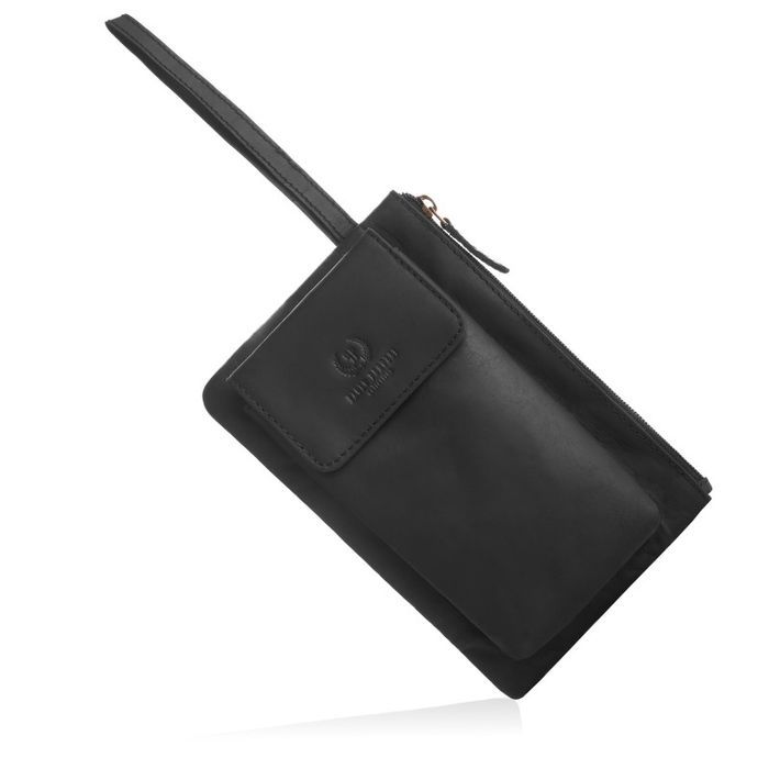 Saszetka męska skórzana do ręki vintage Paolo Peruzzi T-90-HBL