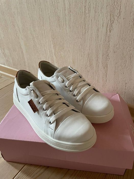 Кеди ECCO  шкіряні білі