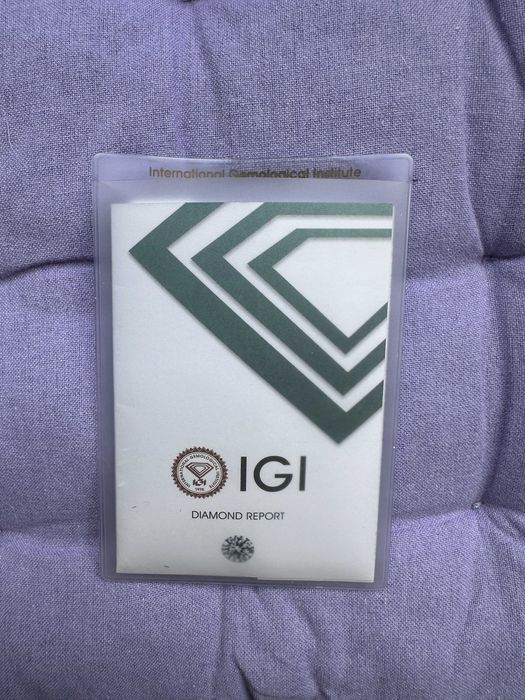 Naturalny diament 1.20 ct IGI – Fancy Deep Greenish Gray