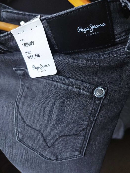Джинсы Pepe jeans United Kingdom w30 stretch grey.