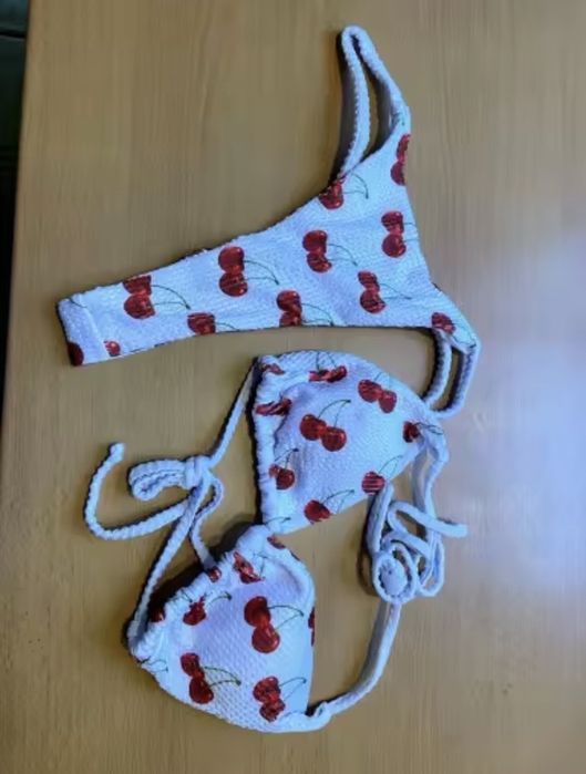 Жіночий набір мікробікіні з принтом вишні сексуальний модний Купальник