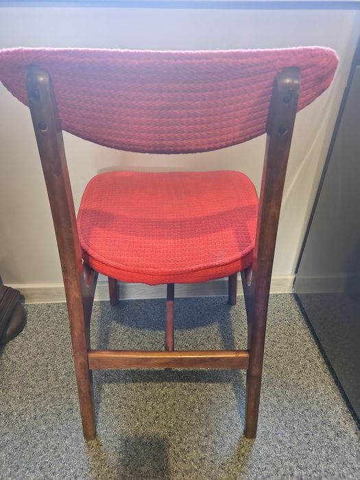 Oryginalne Krzesła Hałas Typ 200-190 | Design PRL | Rok 1966 | Etykieta