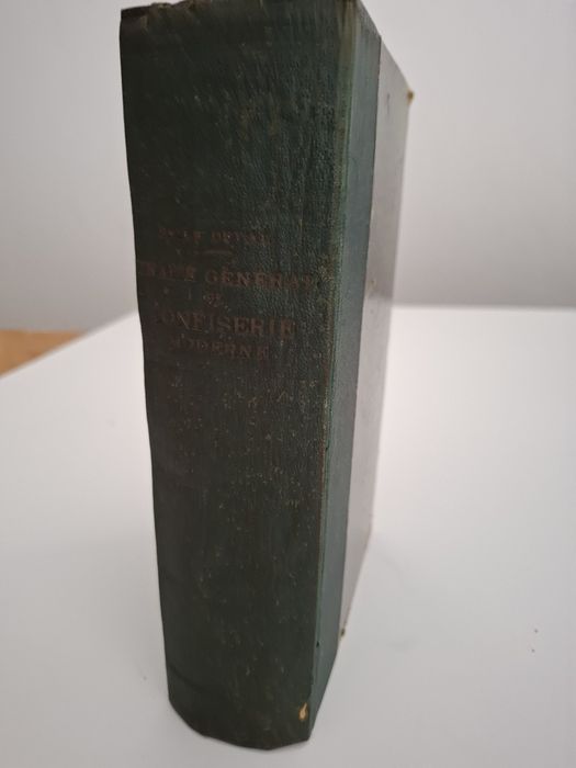 Livro culinária antigo "Traité Général de Confiserie Moderne"