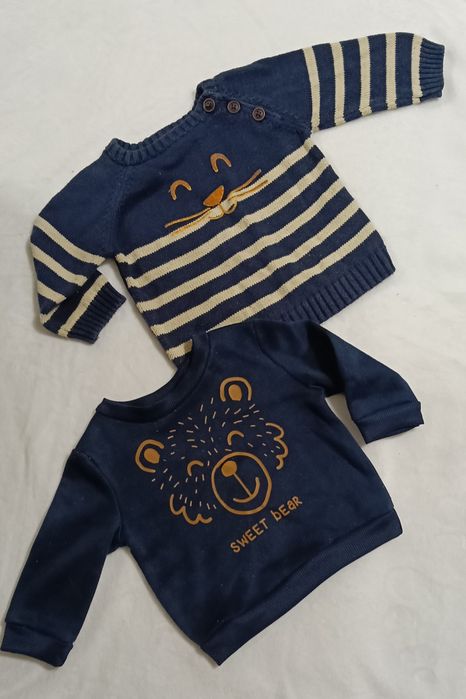 Blusas,casacos, macacão, sapatos para bebe menino,varios tamanhos.