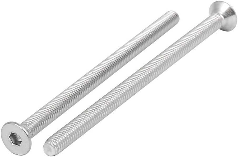 15szt sourcingmap® M6 x 100 mm 304 ze stali nierdzewnej śruby DIN7991