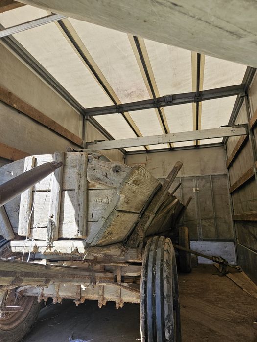 Wóz konny przerobiony pod ciągnik