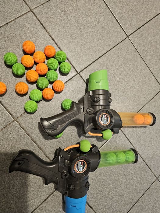 Wyrzutnia blastery-2 pistolety+26kulek