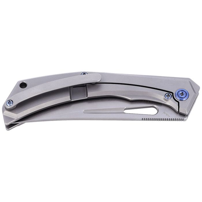 Nóż składany Kubey Ishtar Gray Titanium, Satin AUS-10 by (KU170C)