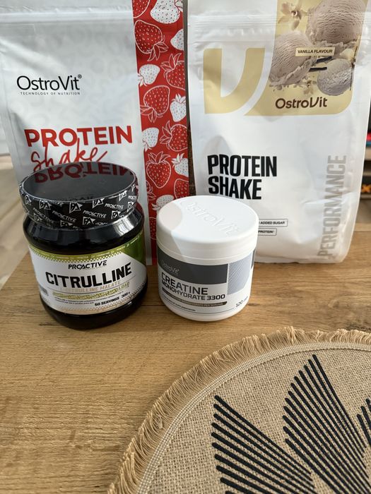 2x białko 1x cytrulina 1x kreatyna