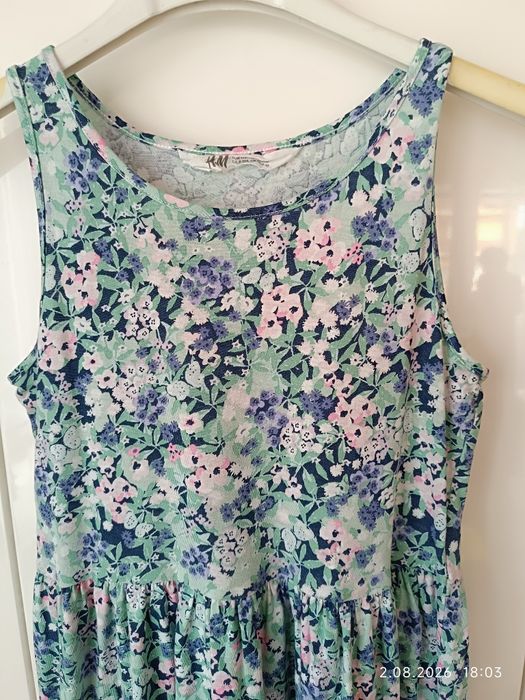 Bawełniana sukienka H&M r 134