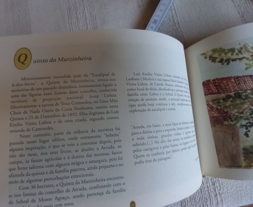 Livro sobre as Quintas de Arruda dos Vinhos
