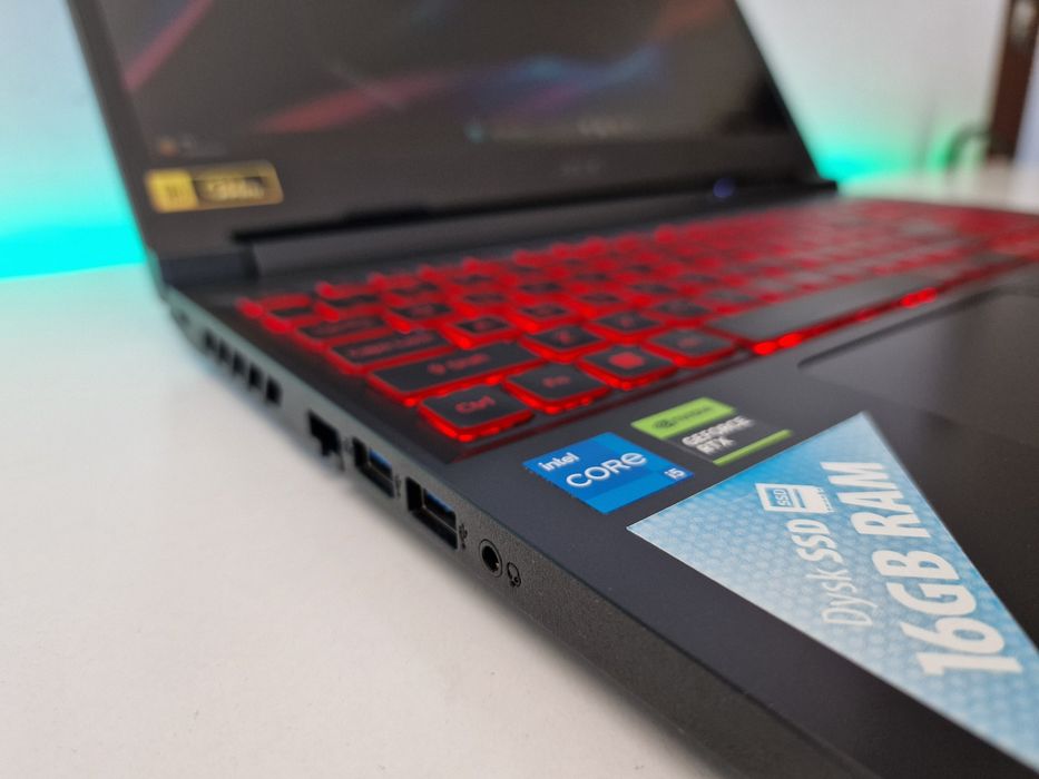 Laptop Acer NITRO 5 RTX/16GB/SSD Gwarancja - Media Expert  GAMINGOWY do GIER