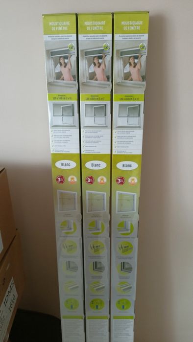 Moskitiera okienna zwijana 130x160