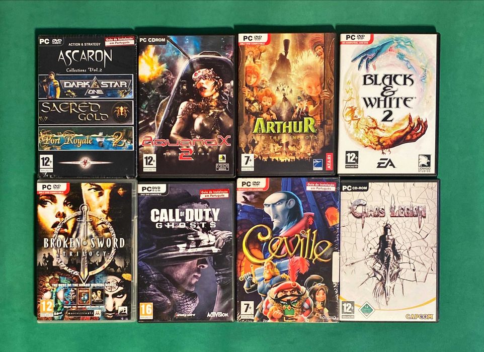 PC JOGO Computador (desde 06€) Black Diablo Guild Lord Prince Sims Syberia Trine