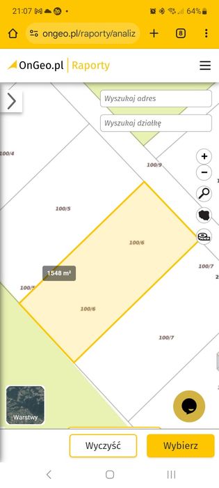 Działka budowlana Trzesieka (rezerwacja)