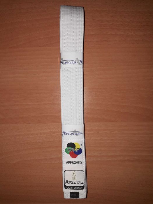 Cinto Karaté Arawaza 260mm Branco