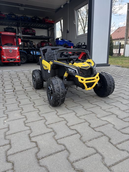 Auto na Akumulator BUGGY CAN AM MAVERICK Turbo RR 4x200W 24V 5Ah Żółty