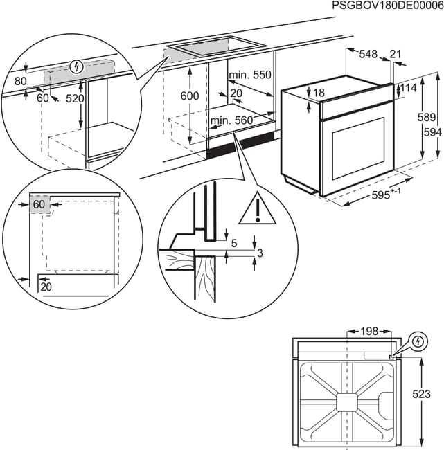 Forno AEG BPB23112ZM Pirolítico 72L Classe A+