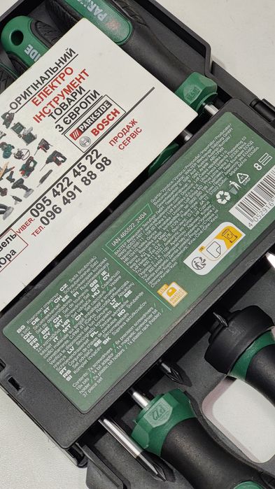 Набір ОРИГИН отверток GERMAN Parkside 37од/викруток/біти/набор/комплек