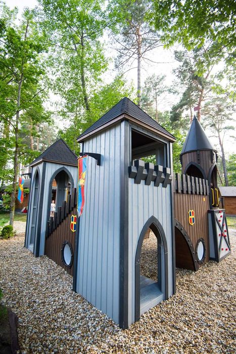 Zamek rycerski DREWNIANY PLAC ZABAW dzieci PZ19 DEKLARACJA certyfikat