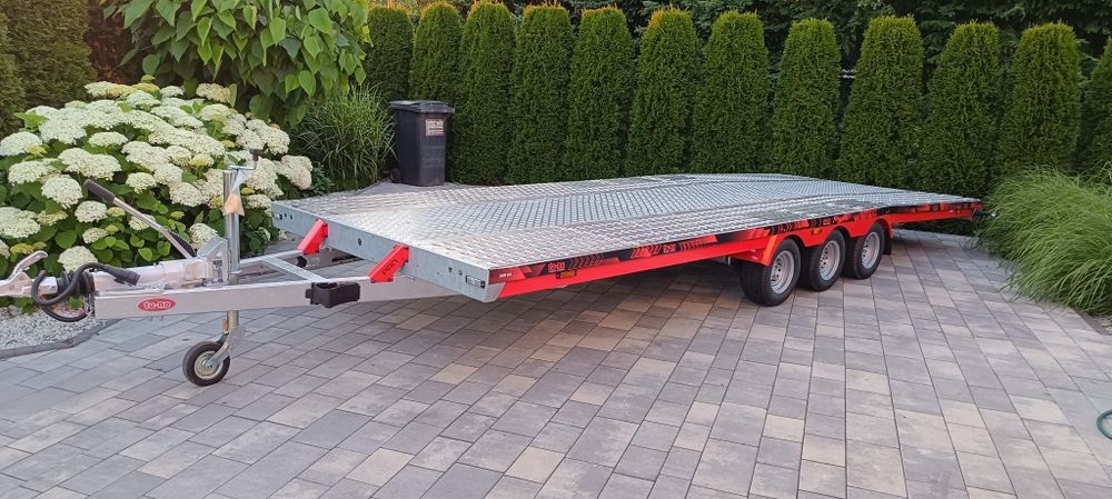 Laweta do przewozu busa wynajem Wypożyczalnia przyczep lawet