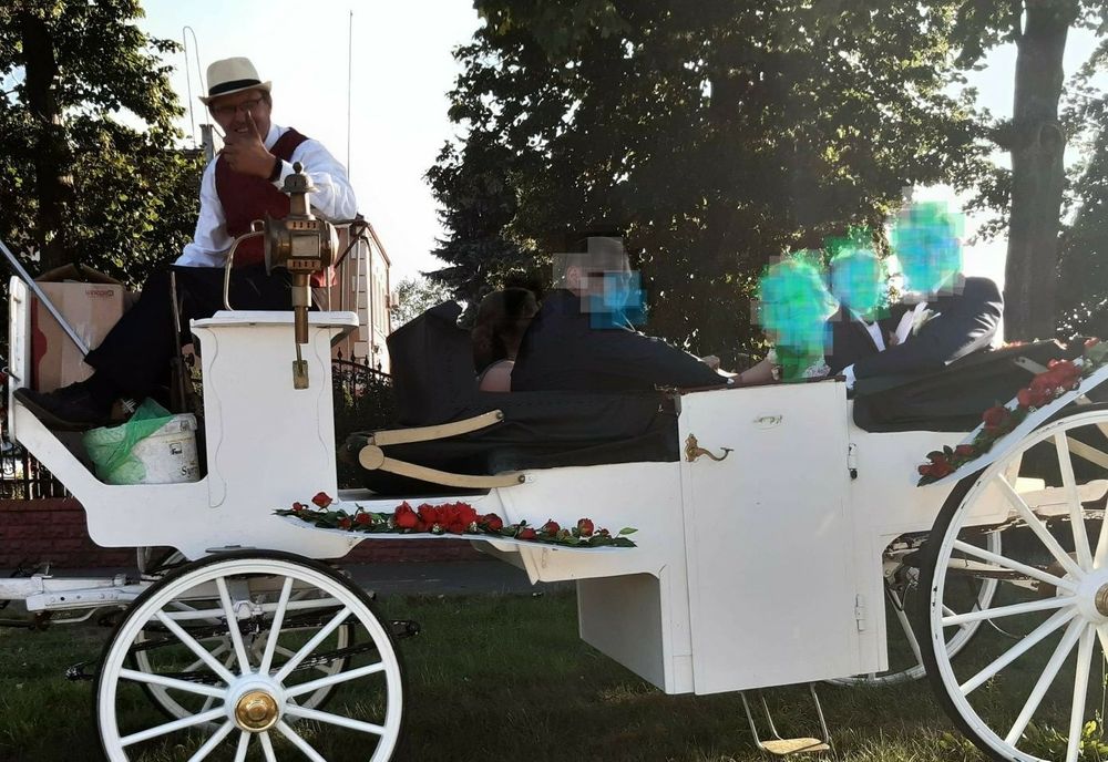 Karoca do ślubu  Powóz konny Bryczka.