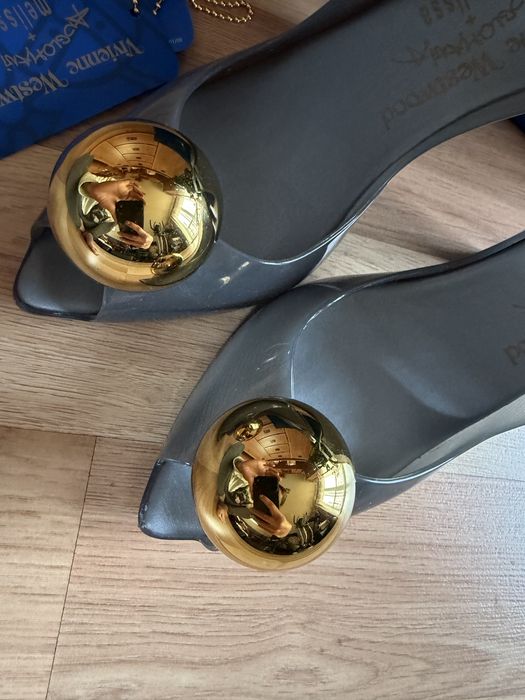Melissa vivienne Westwood anglomania dragon smoke globe kulki złote 40