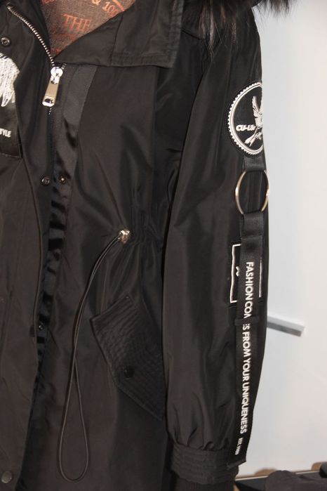 OCHNIK płaszcz kurtka parka 36 s xs m czarna whisper wellensteyn