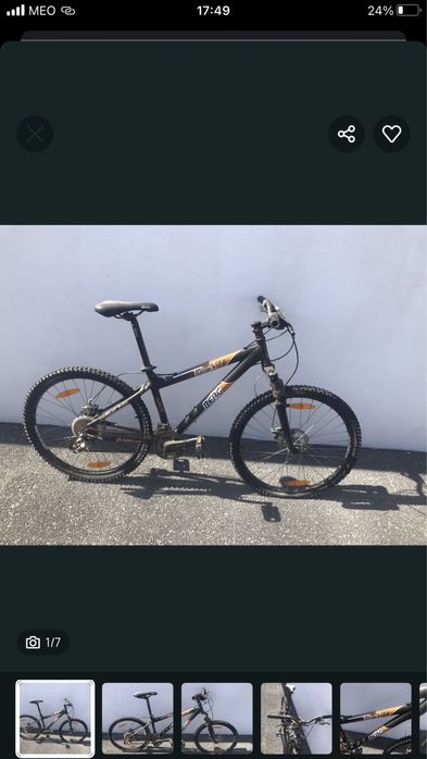 Bicicleta de adulto de boa qualidade necessita reparação