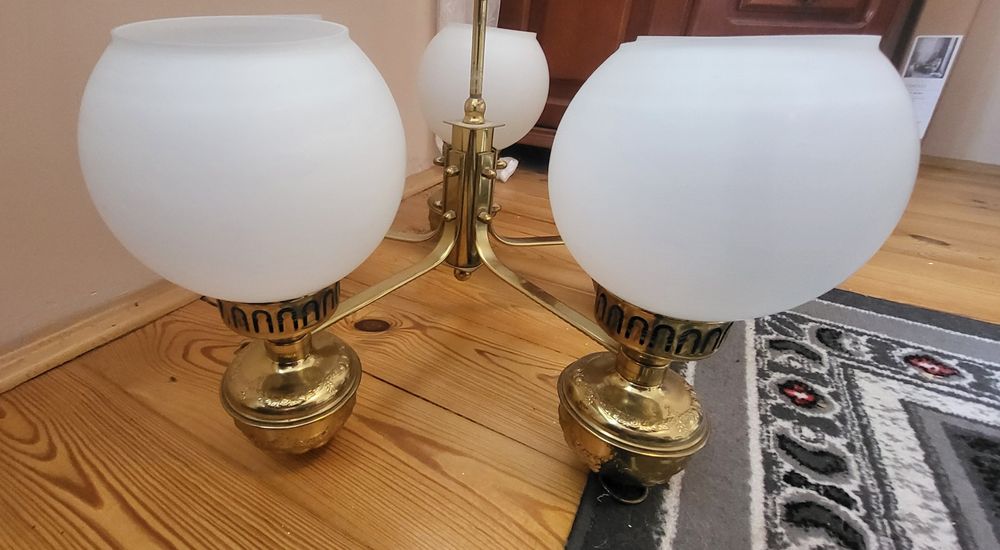 Lampa wisząca metalowa