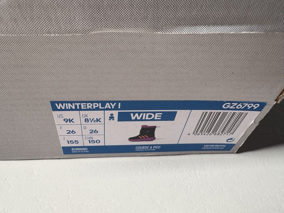 Śniegowce Adidas dla dziewczynki 26