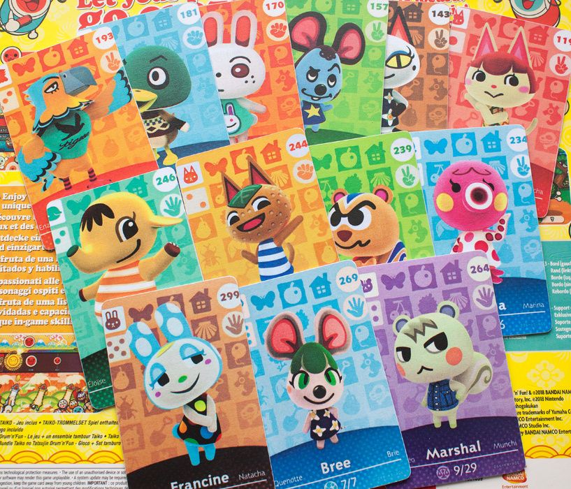 Amiibo карточки (NTAG215) 3 шт