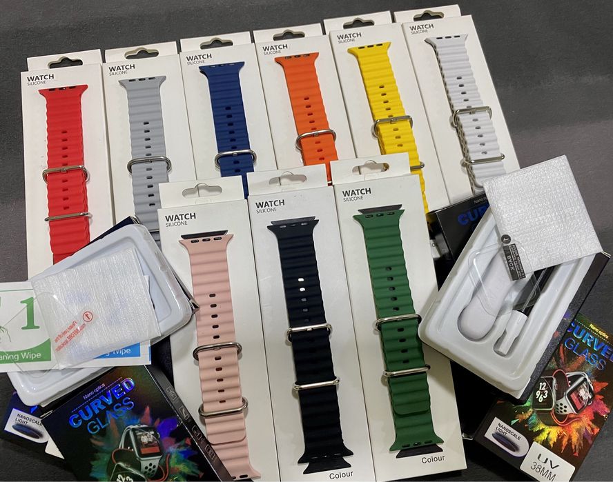 Kit Película Bracelete/Pulseira - Apple Watch 1/2/3/4/5/6/SE/7/8/9/Ultra