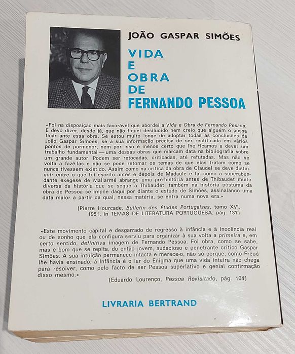 Vida e Obra de Fernando Pessoa - História de uma Geração