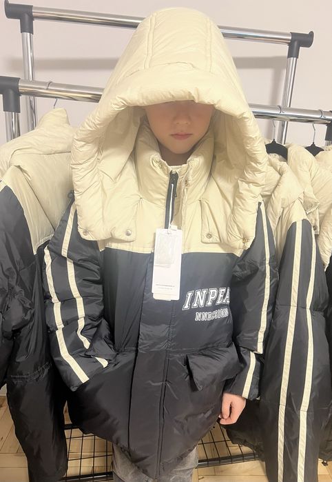 Пуховик дитячий подовжений