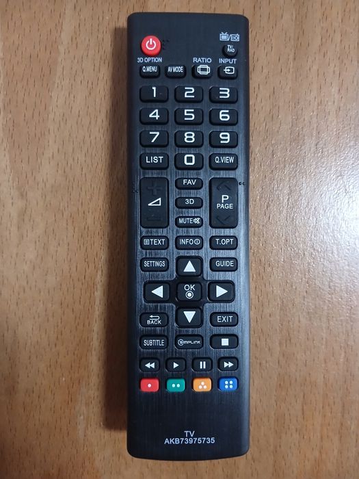 Comando para tv lg