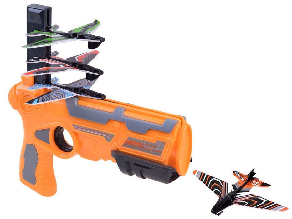 Pistolet Wyrzutnia Samolotów 4 Szt Zestaw Za3814