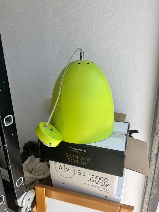 Candeeiro de quarto verde