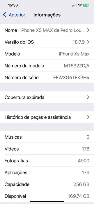 Iphone XS Max  256gb