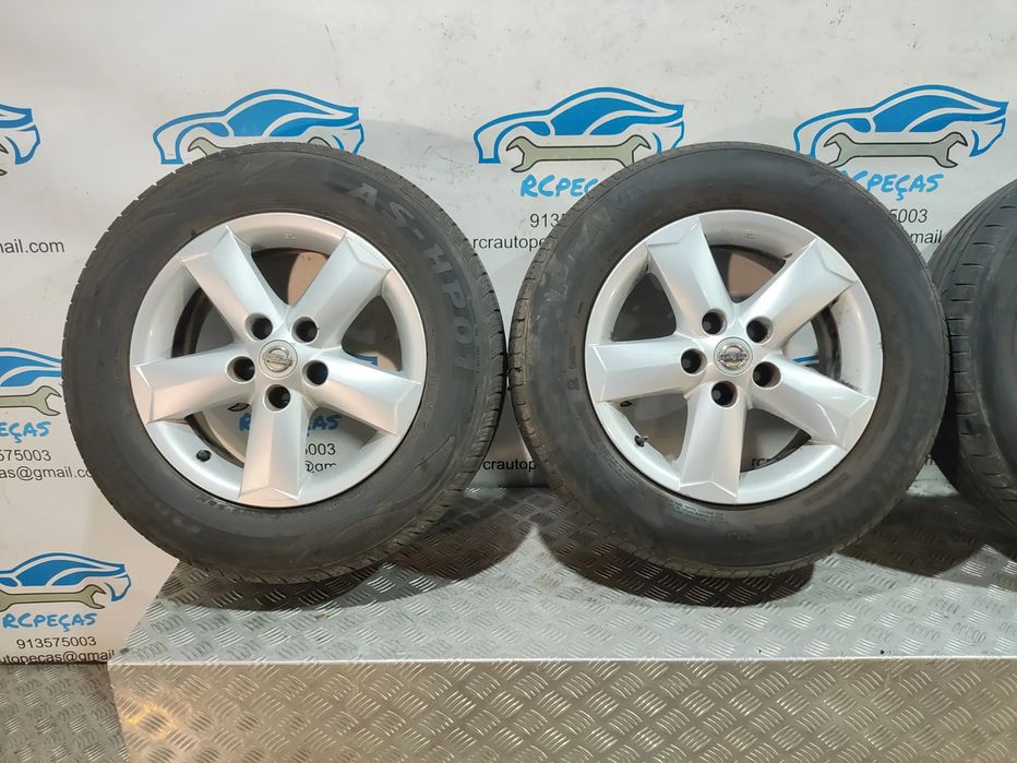 Conjunto Jantes 16 Originais Nissan Qashqai 1 J10 6,5J ET40 5x114,3
