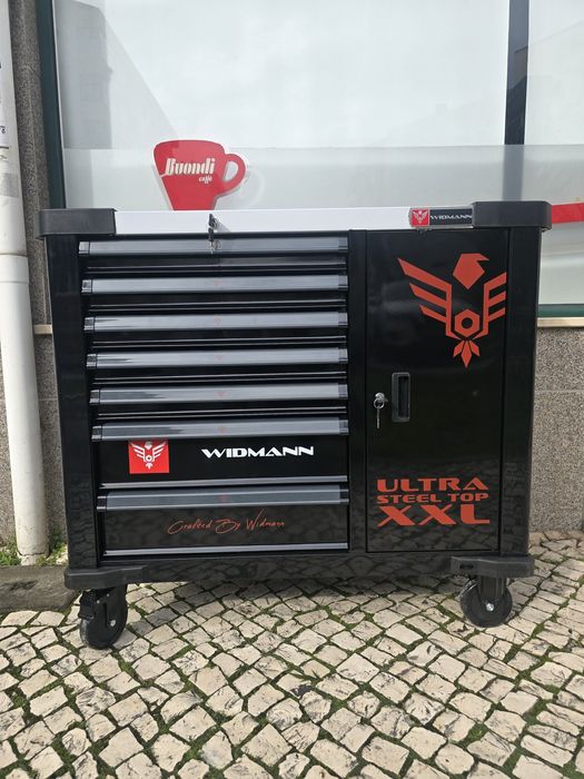 Carrinho de ferramentas 7 gavetas completas novo