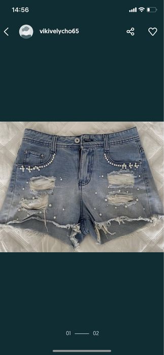 Джинсові шорти на літо