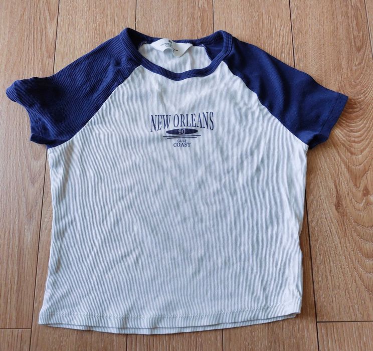Bawełniany tshirt z H&M rozm. 158 164