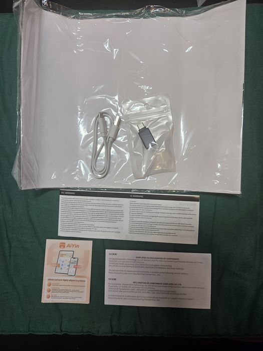 Drukarka termiczna Orico A41 przenośna bezprzewodowa bez tuszu