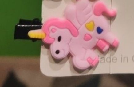 Spinka do włosów kucyk jednorożec