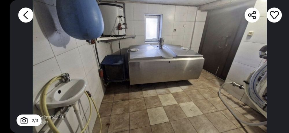 Dojarka przewodowa zbiornik 1000L z odzyskiem  ciepła