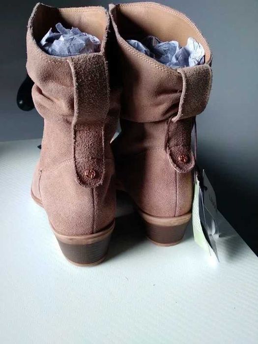 Botki skórzane lasocki