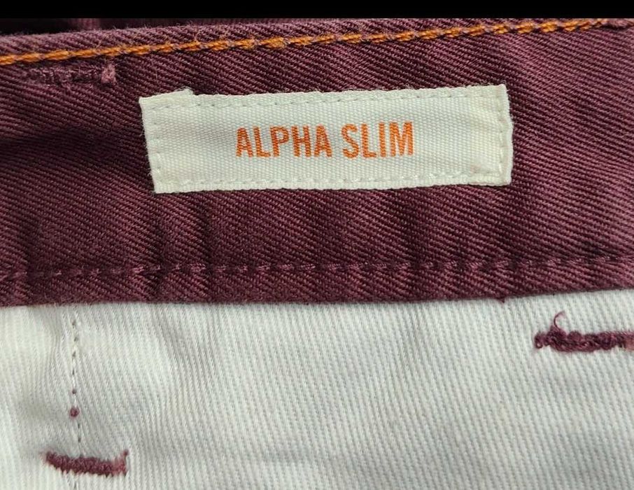 Wr) DOCKERS Alpha Slim oryginalne spodnie męskie Roz.33/36