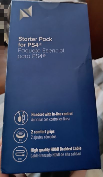 Novo. Conjunto Headset, cabo HDMI e Thumb Grips